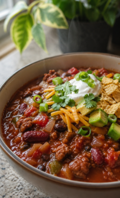 8. Turkey Chili Recipe with Beans