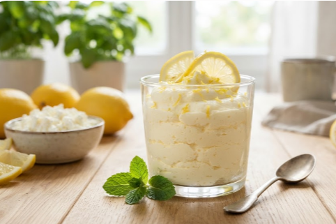 Cottage Cheese Lemon Mousse