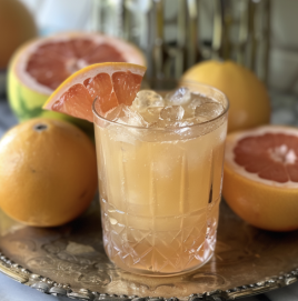 Healthy Grapefruit Paloma Mocktail