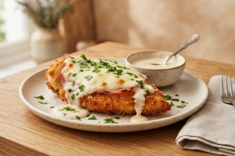 Malibu Chicken with Cream Sauce