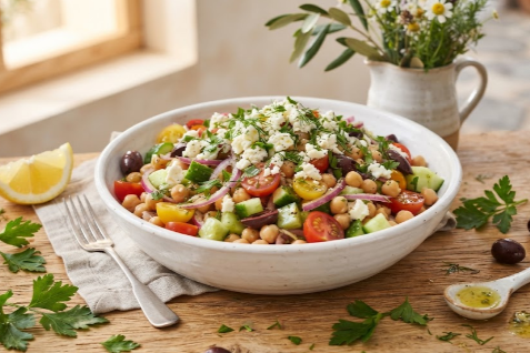 Mediterranean Chickpea Salad