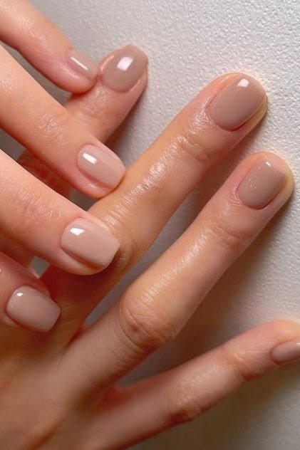 Mauve Nails for women over 60