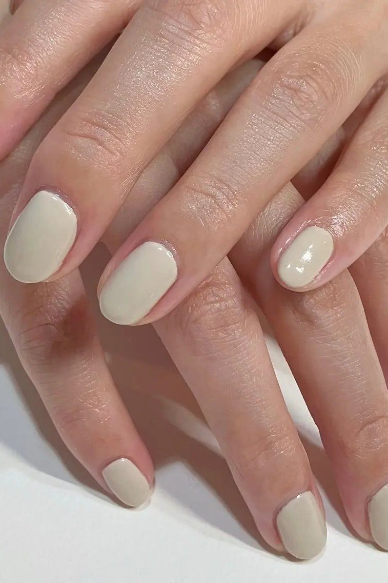 Cream Nails, understated glam nail color for women over 60