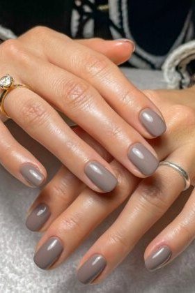 Classic french short square timeless - flattering nail design for older women