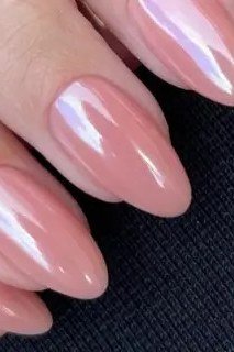 Soft Pink Short Nails - flattering nail polish shade that hides veins for women over 50