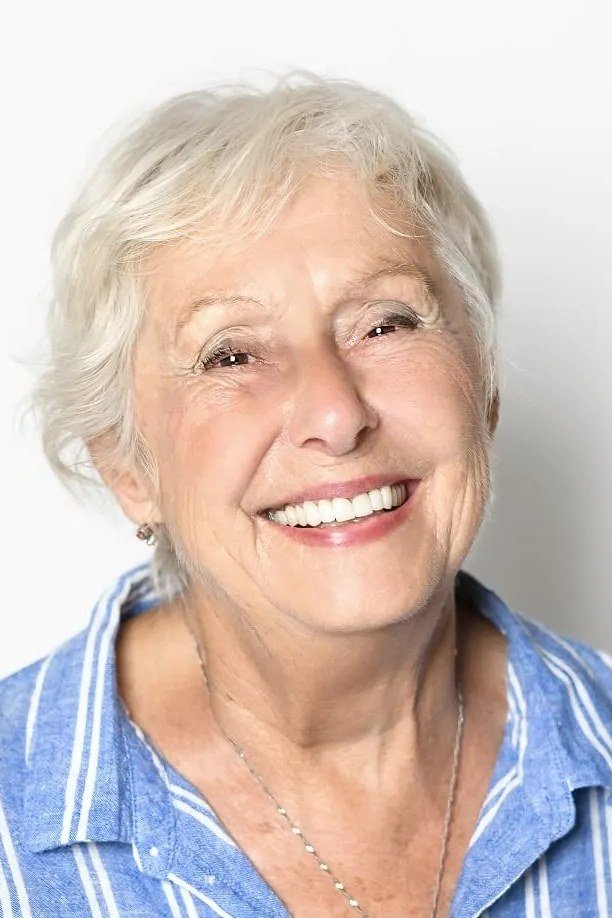 Smiling White Pixie - sassy hairstyle for older women