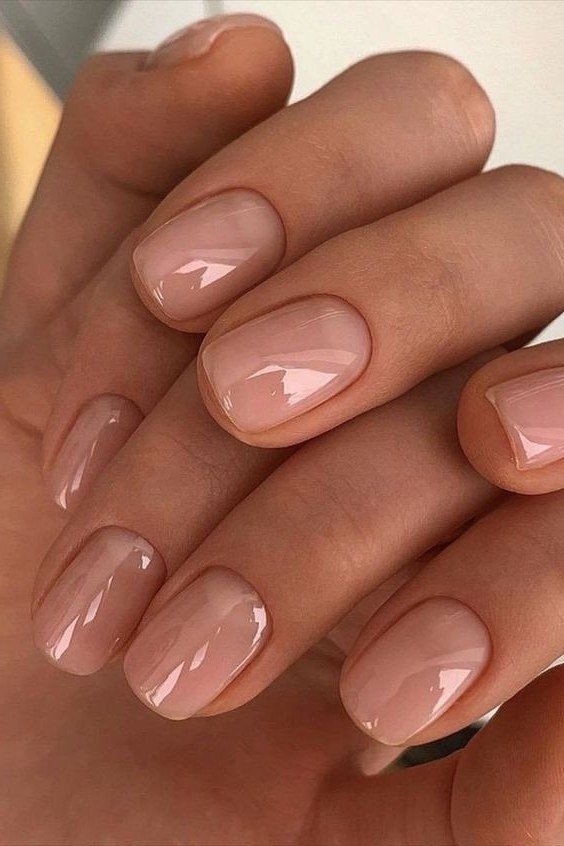 White Chrome Oval Nails - flattering nail polish shade that hides veins for women over 50