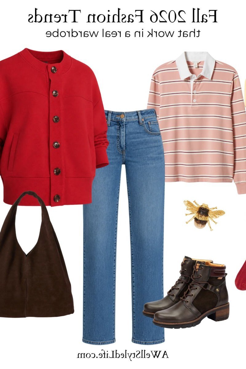 Brown Turtleneck with Plaid Trousers on a woman over 50, fall outfit idea