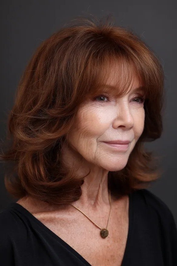 Auburn Layered Cut hairstyle for women over 60