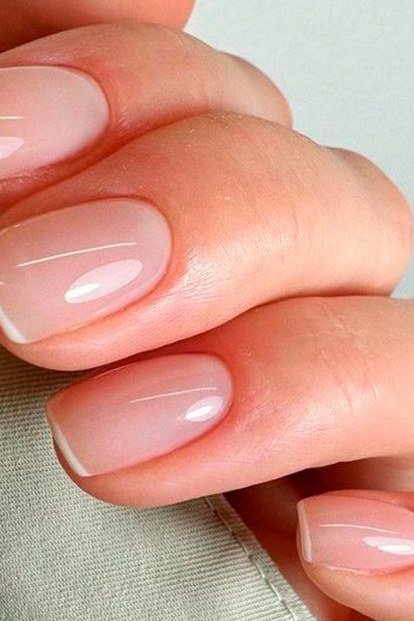 French short square nails, sophisticated nail design for women over 50