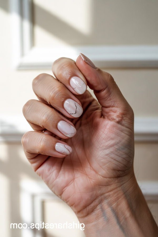 White french tiny floral art small site watermark nails for women over 50
