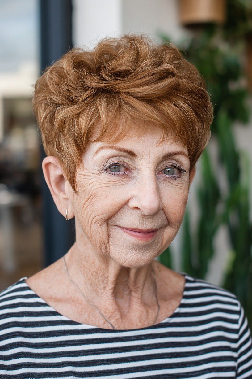 Soft Silver Bob - hairstyle for women over 70