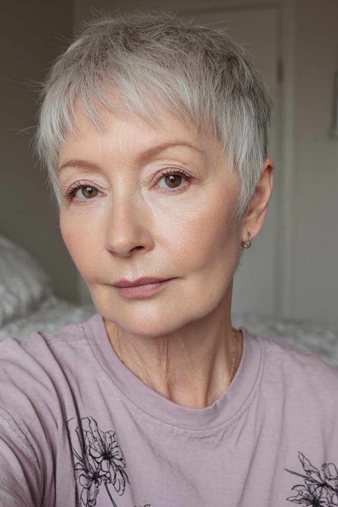 Golden Blonde Bob - hairstyle for women over 70