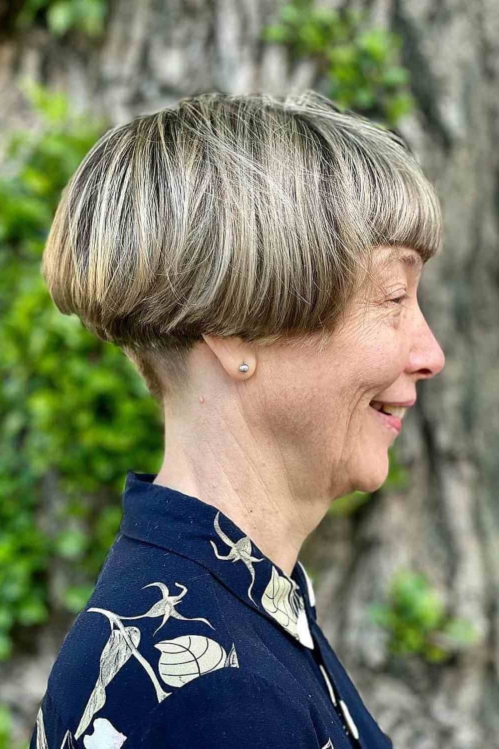 Long Straight White Hair - hairstyle for women over 70