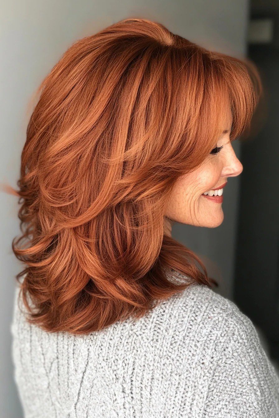 copper layered lob for women over 60