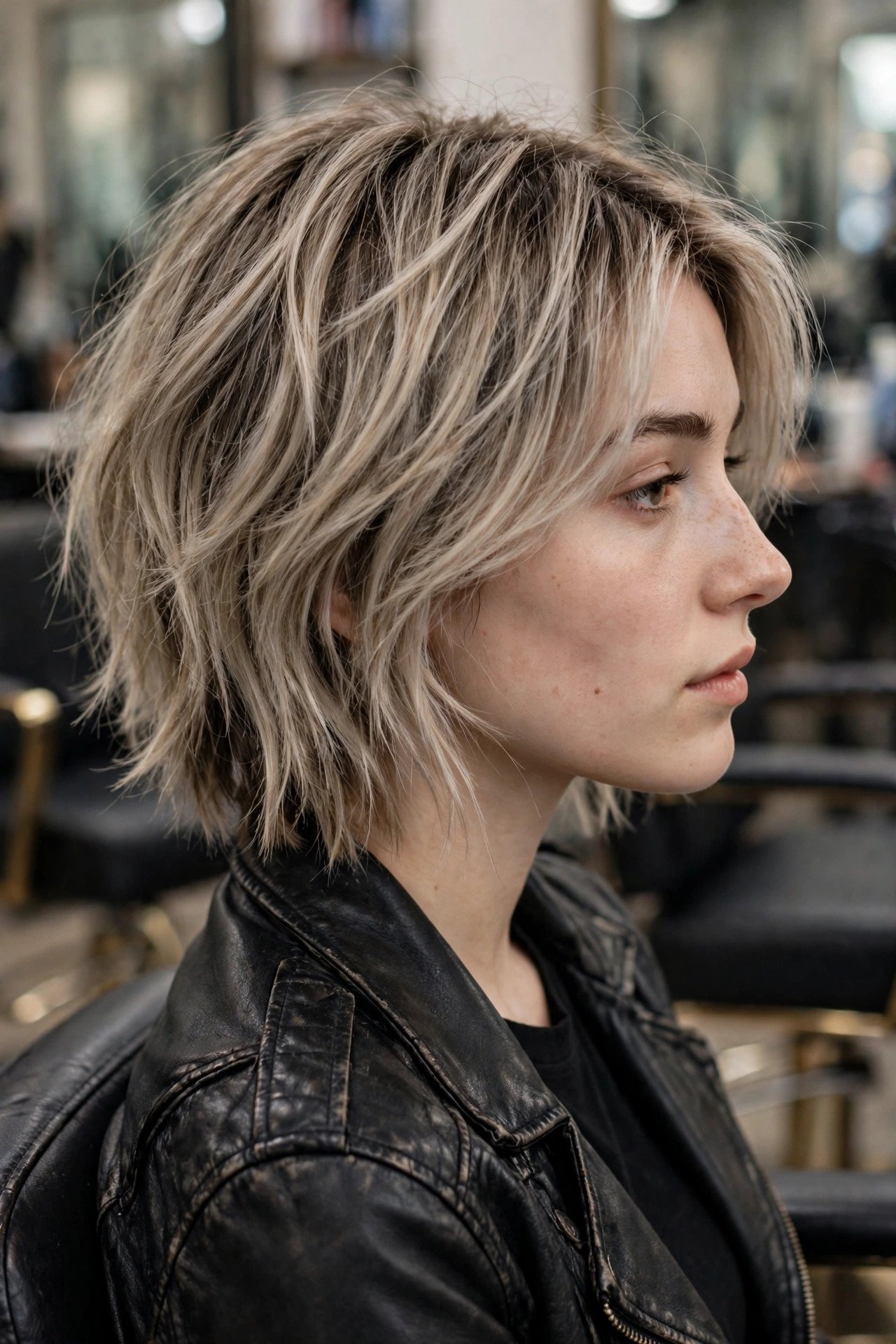 Shaggy bob for women in their 20s