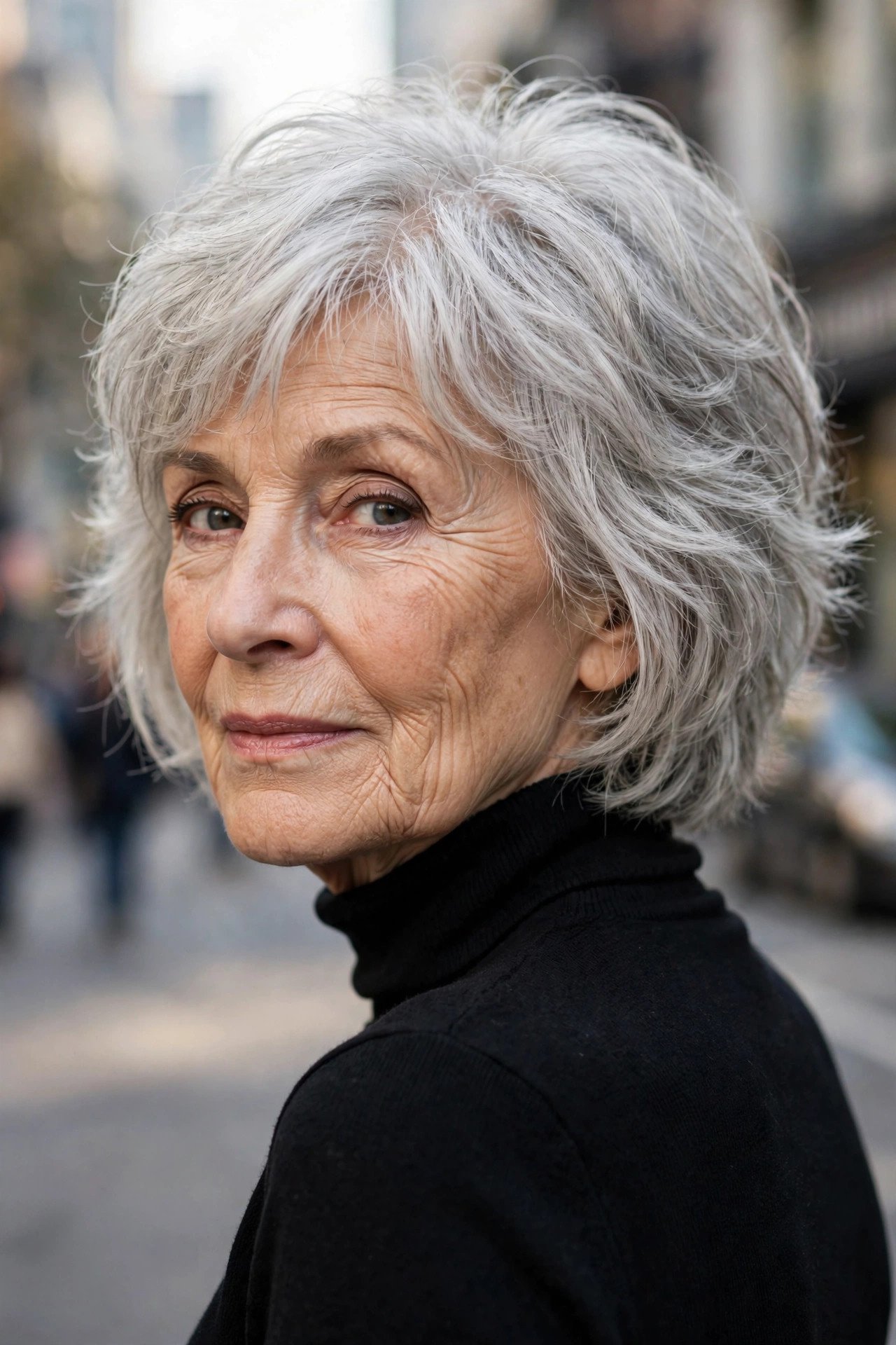Shaggy bob for women over 70
