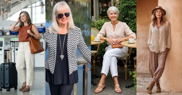 67 casual outfits for women over 50 featured collage