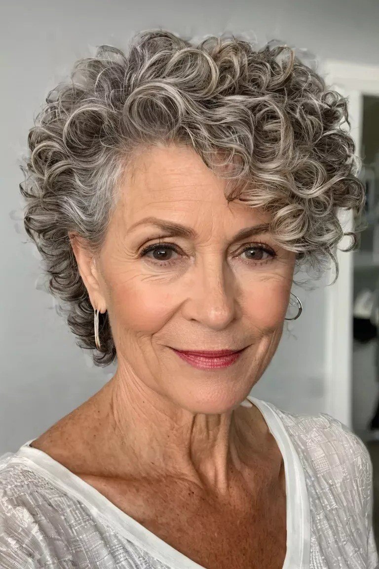 Doorstep Gray Crop for Women Over 60