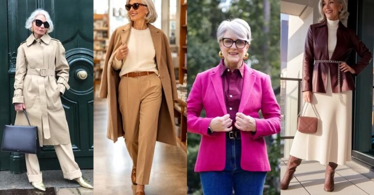 62 Classy Fall Outfits for Women Over 60