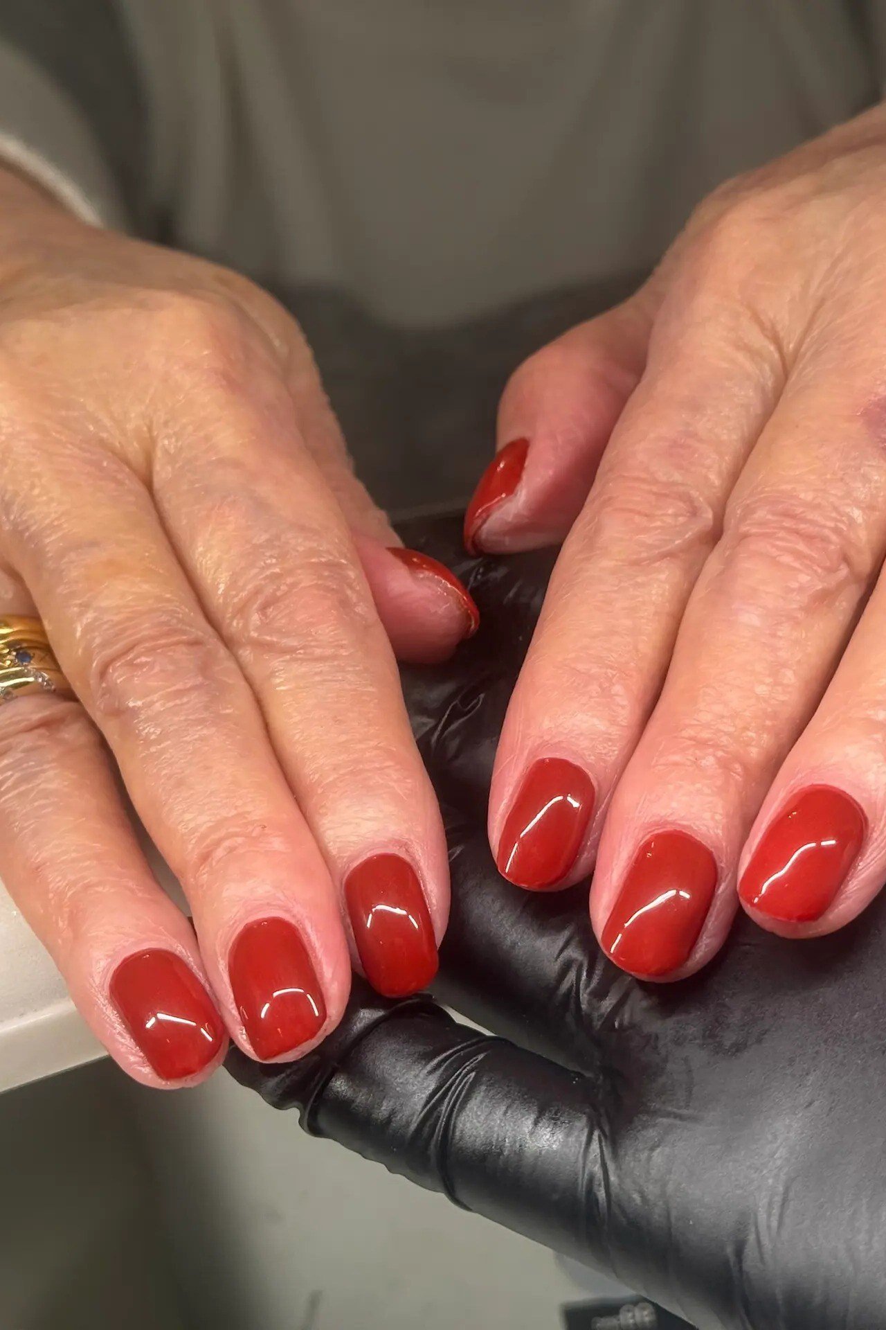 Brick Red, Short Round for women over 60