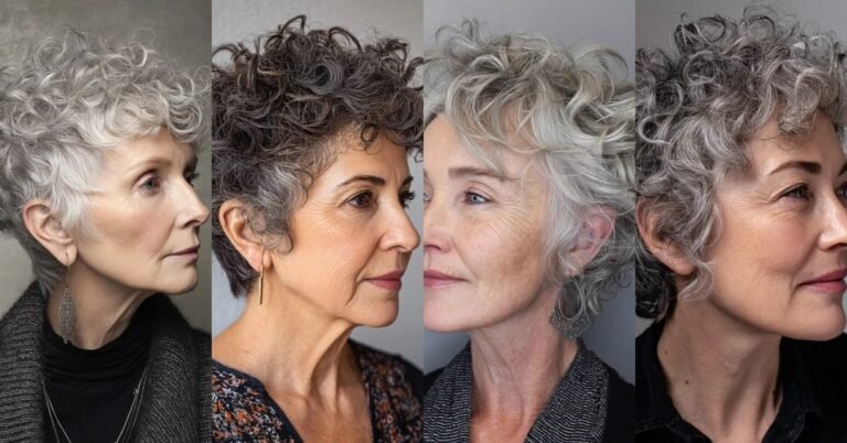 70 Curly Pixie Haircuts for Women Over 60