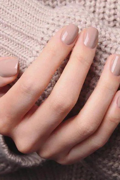 Mauve Cashmere Velvet Nails, cashmere velvet nails for women over 50