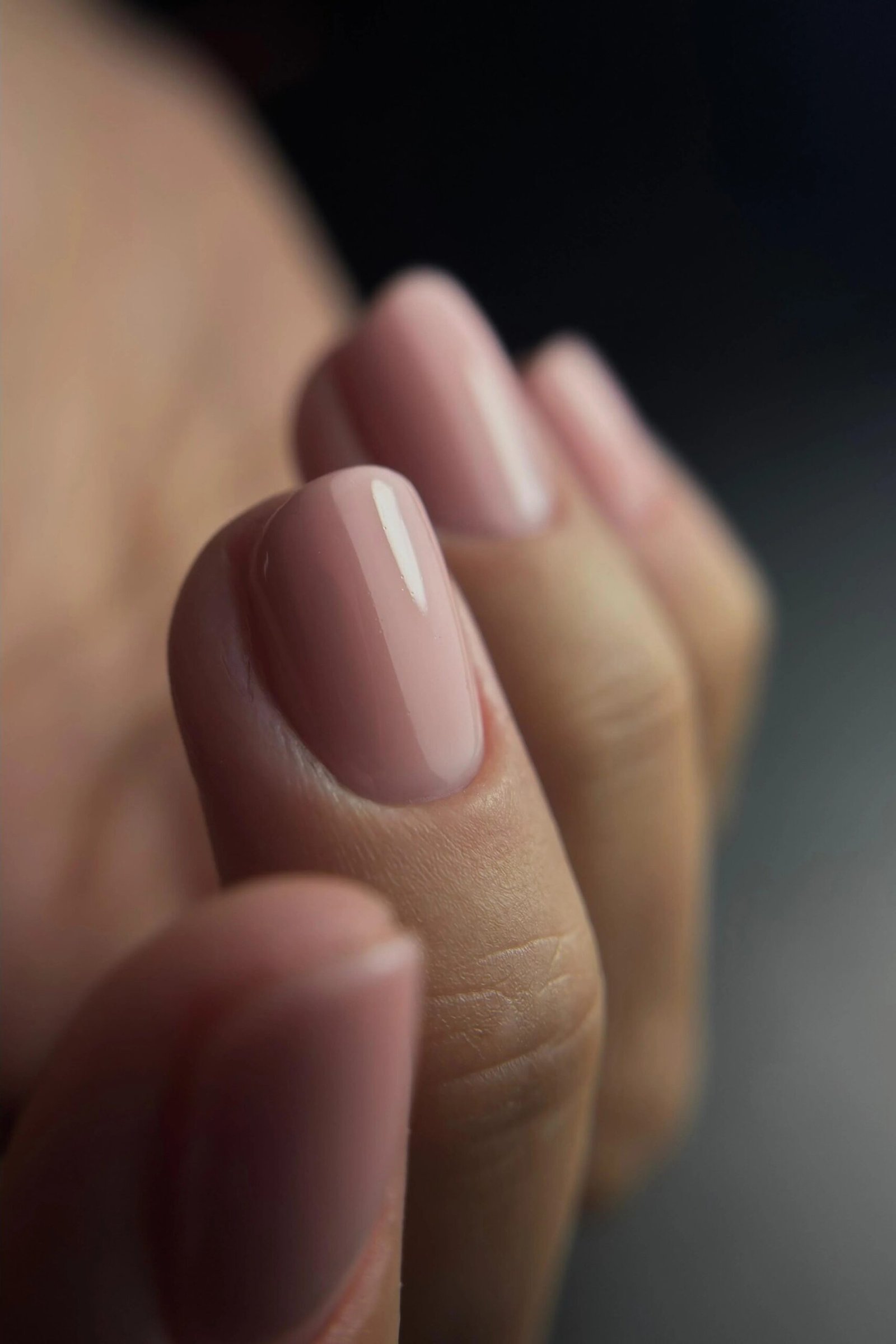 Dusty Rose Velvet Nails, cashmere velvet nails for women over 50