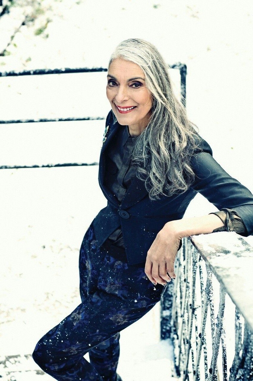 Charcoal Maxi Coat with Turtleneck Dress