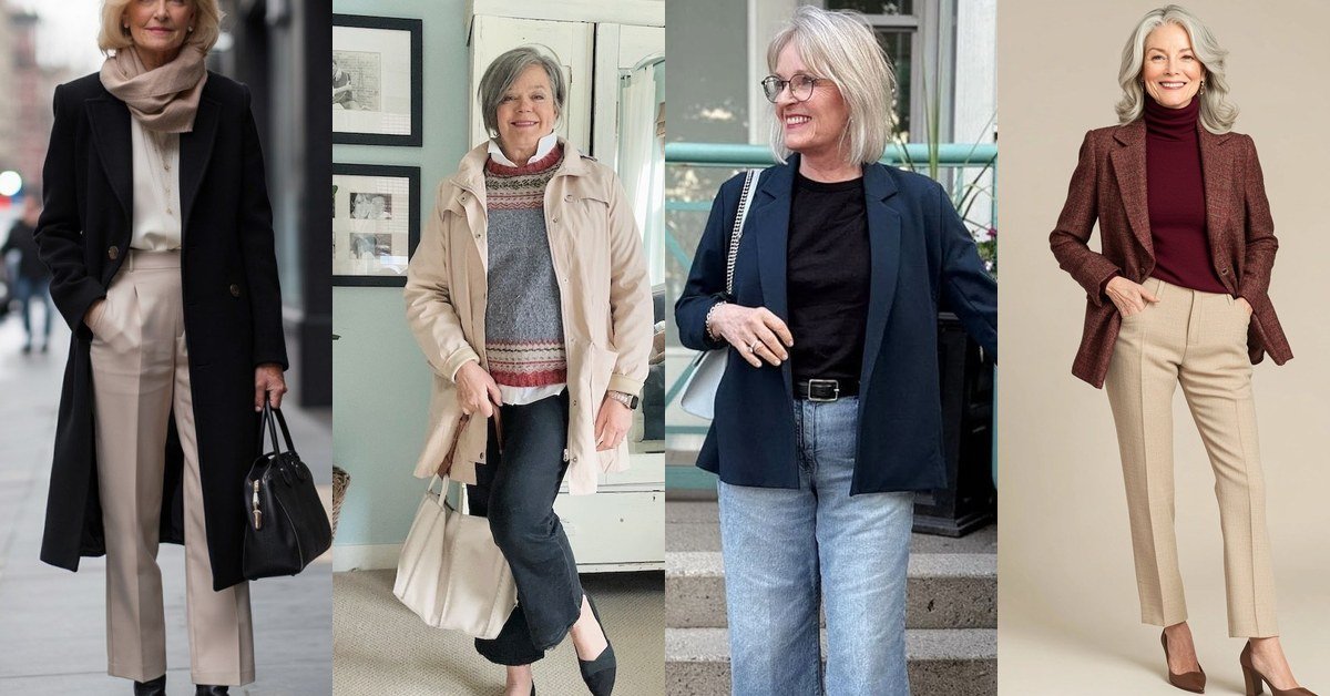 58 Cold-Weather Business Casual Outfits for Women Over 50