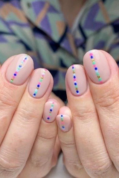 Taupe Grey-Brown, elegant nail idea for women over 60