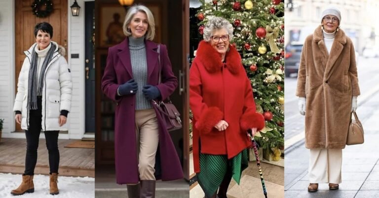 70 Elegant Winter Outfits for Women Over 60