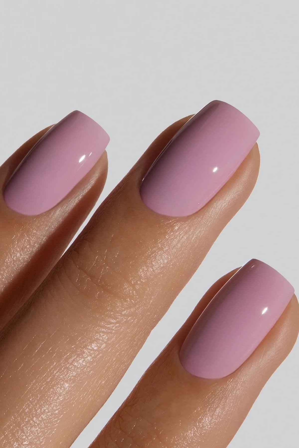 Lilac Lavender Short Square Nails - elegant short nail idea for women over 50
