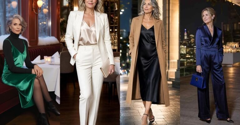 66 Fall Dinner Outfits for Women Over 50