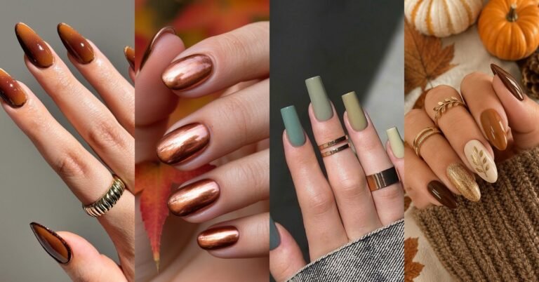 64 Chic Fall Nail Colors for Women Over 40