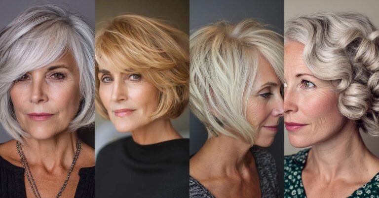 62 Layered Bob Hairstyles for Women Over 70
