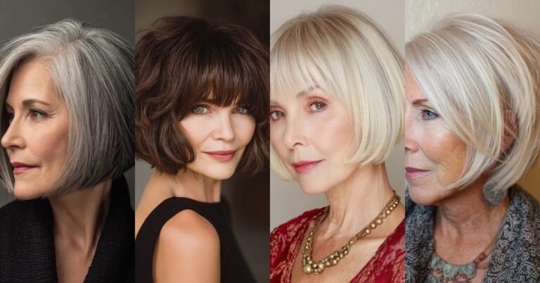 60 Chic Bob Haircuts for Women Over 50