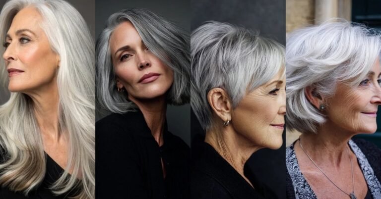 66 Stunning Gray Hairstyles for Women Over 60