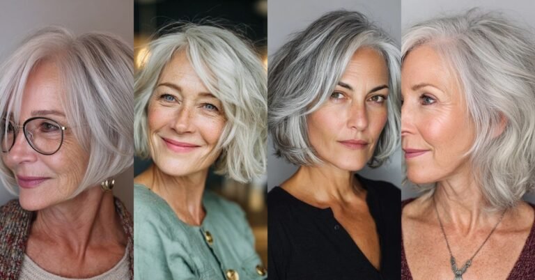 70 Low-Maintenance Shaggy Bob Haircuts for Women Over 60