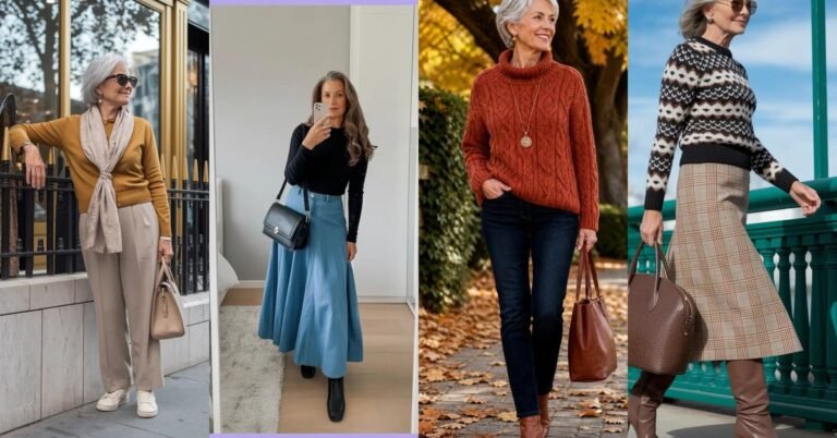 70 Fall Outfit Ideas for Women Over 60