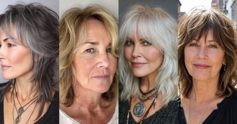 69 Trendy Medium Shag Haircuts for Women Over 40