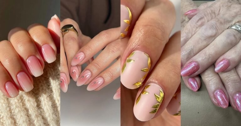 62 Simple Pink Nail Ideas for Women Over 60