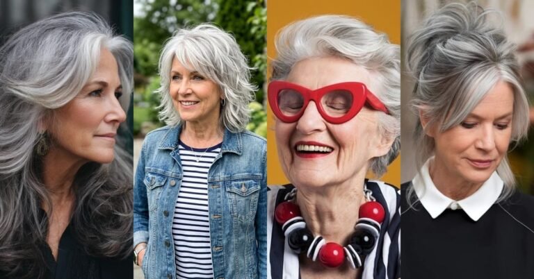 19 Grey Hairstyles for Women Over 60