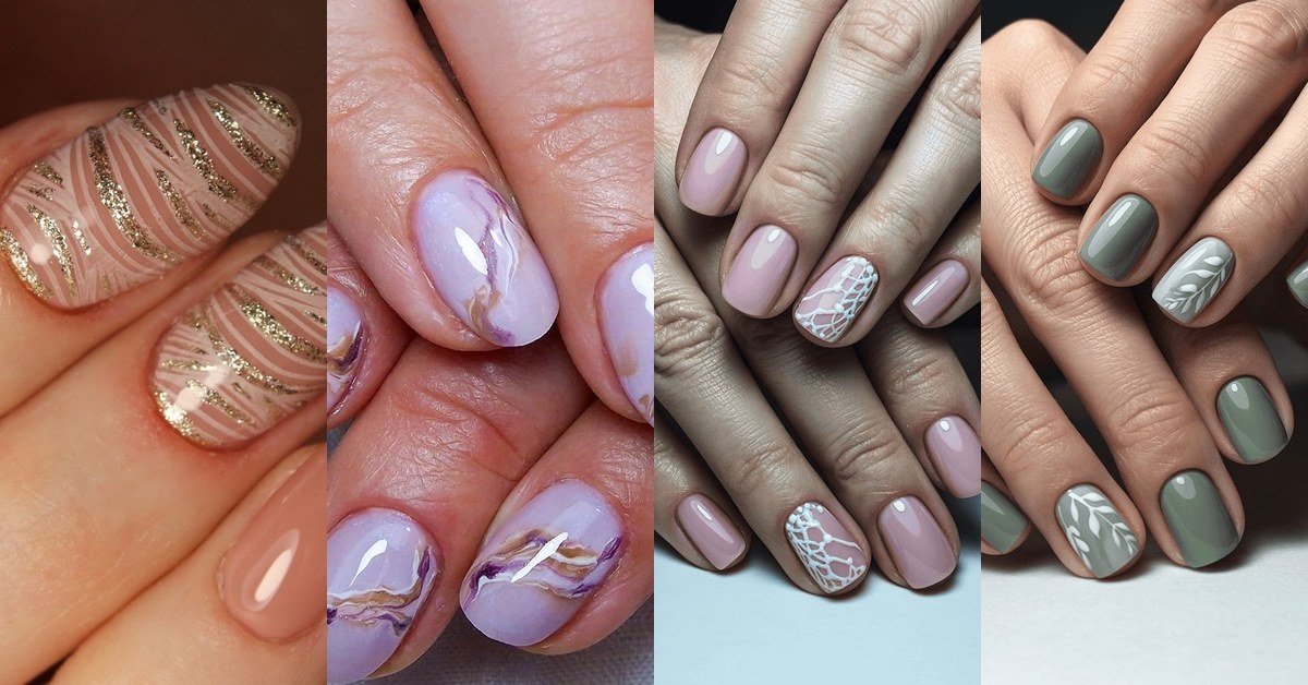 Best nail colors for women over 60, elegant manicure collage
