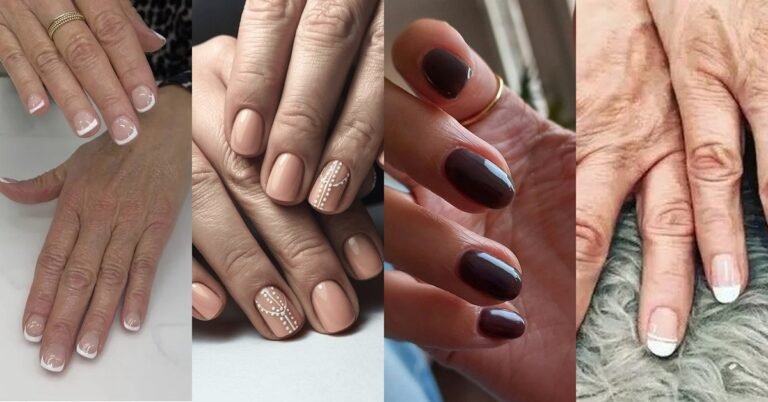 65 Chic Short Nail Ideas for Women Over 60