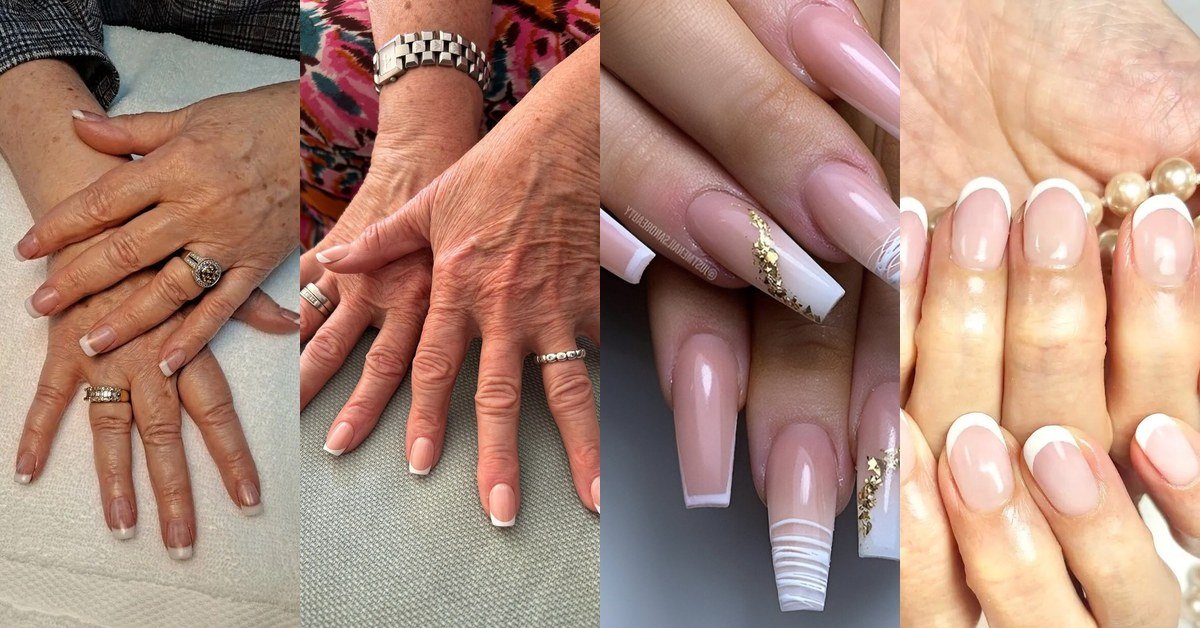 70 French manicure ideas for women over 50 featured collage