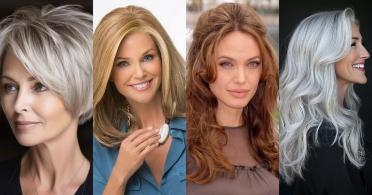 64 Trendy Haircuts for Women Over 40
