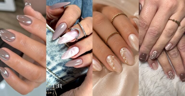 63 Taupe Nail Designs for Women Over 50