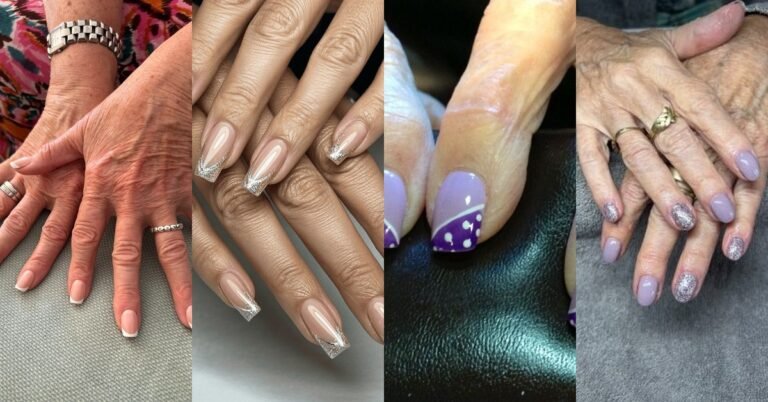 67 elegant nail designs for women over 60 featured collage