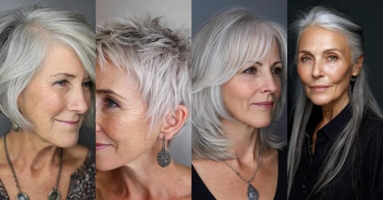 68 Low-Maintenance Grey Hairstyles for Women Over 60
